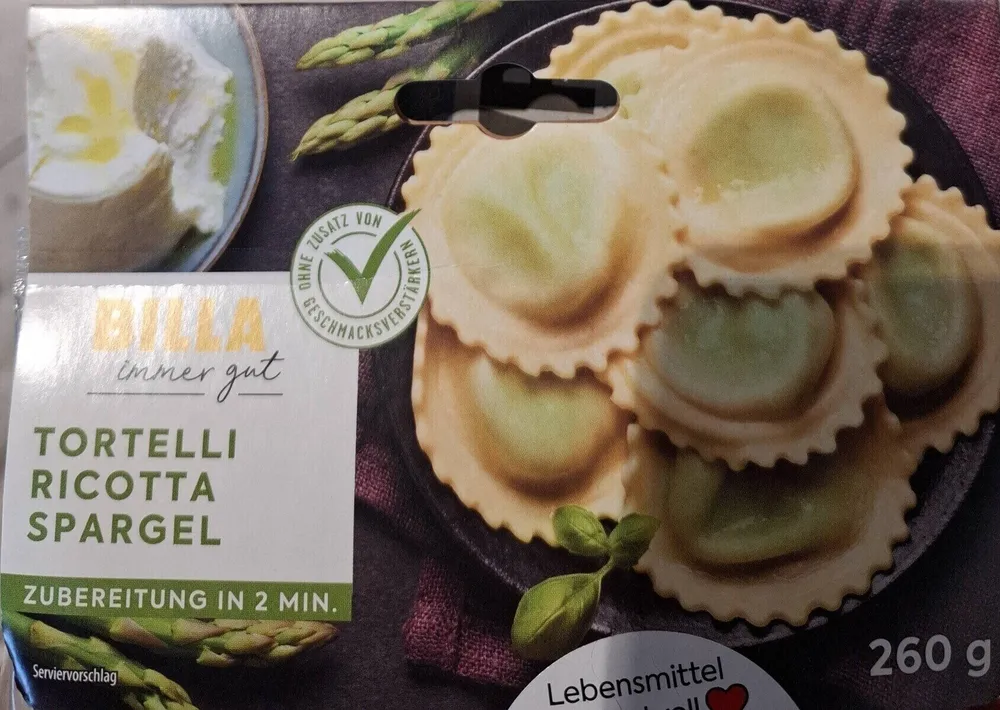 Tortelli Ricotta Spargel