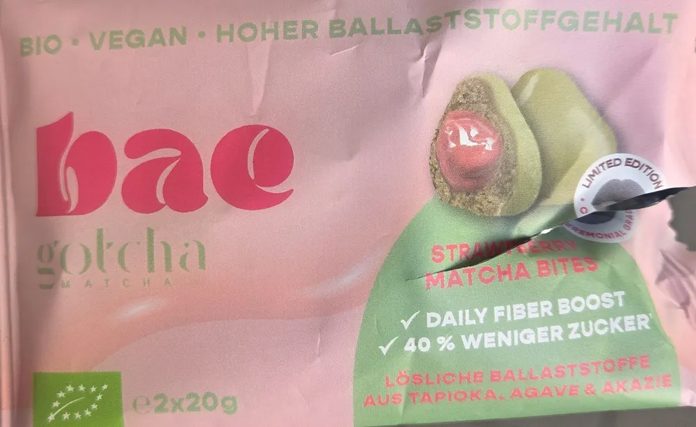 Strawberry Matcha Bites