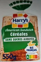 American sandwich cereales sans sucres ajoutés