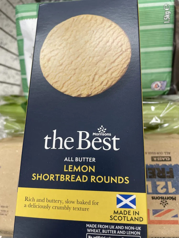 All Butter Lemon Shortbread Rounds