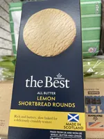 All Butter Lemon Shortbread Rounds