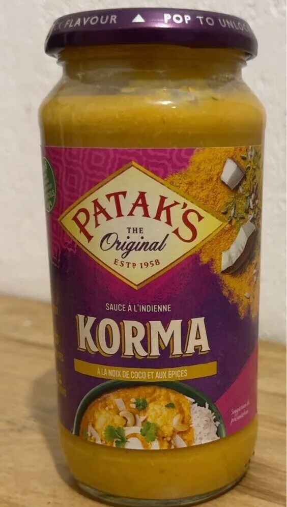 Sauce a l’indienne KORMA