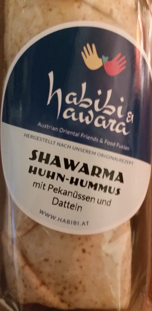 Shawarma Huhn-Hummus mit Pekanüssen und Datteln