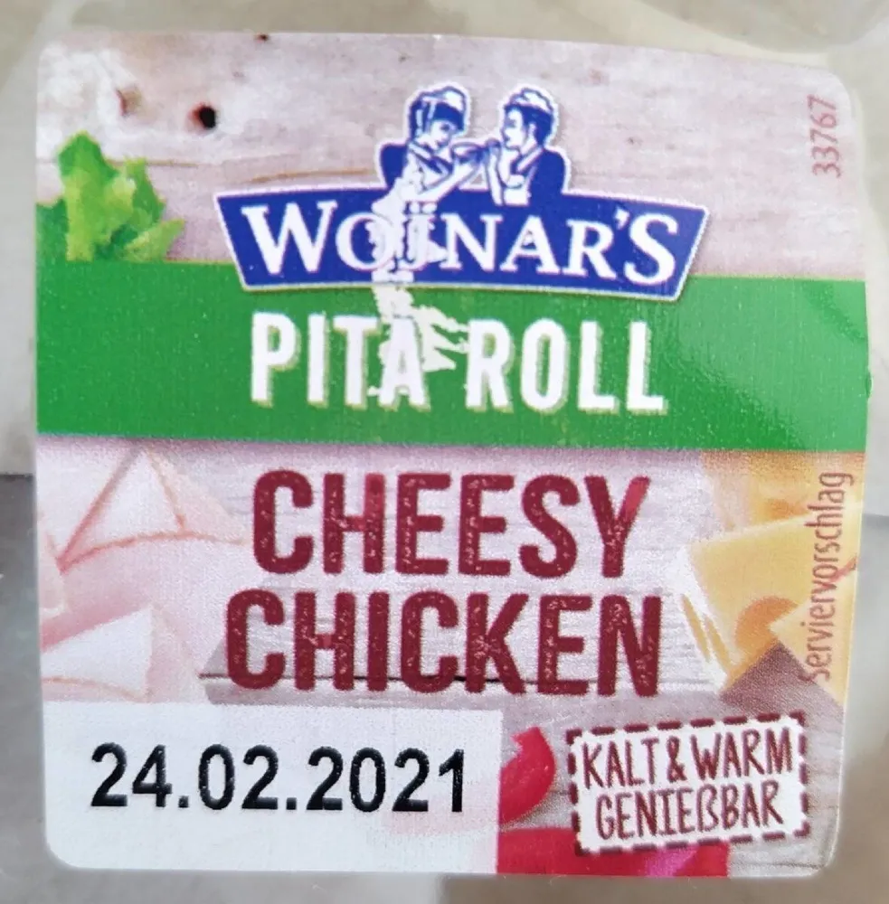 Pita Roll - Cheesy Chicken