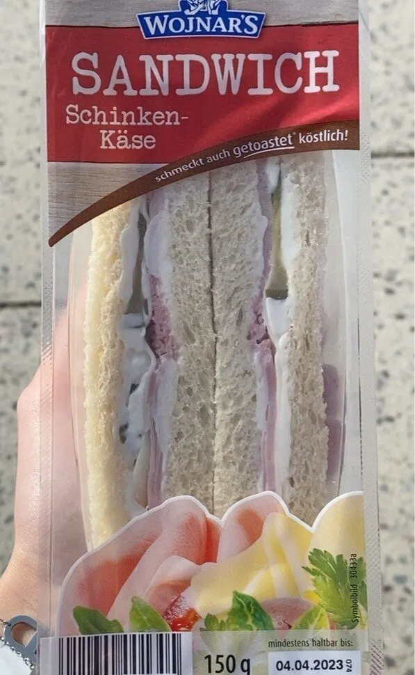 Sandwich schinken-kase