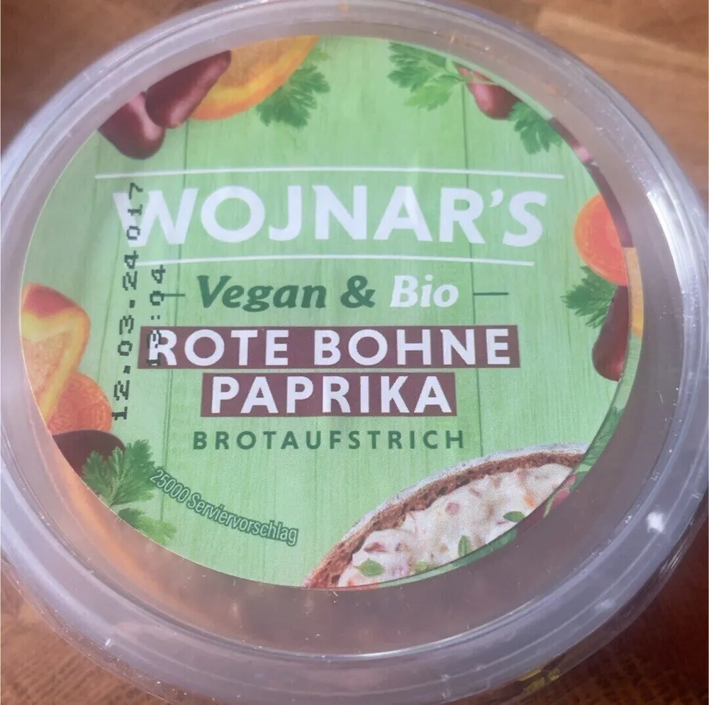 Rote Bohne Paprika Aufstrich