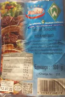 Bremer Gekochte mit Knoblauch