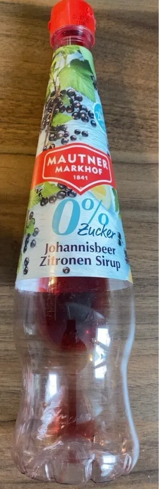 Sirup Johannisbeer Zitrone