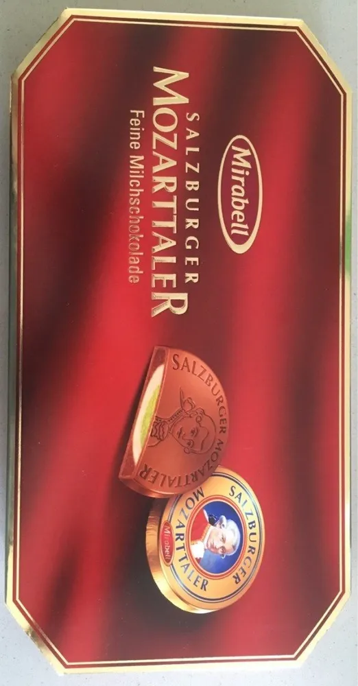 Salzburger Mozarttaler Feine Milchschokolade