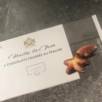 Fruits de mer fourrés au praliné