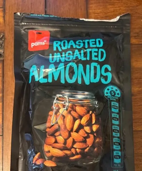 Roasted unsalted almonds