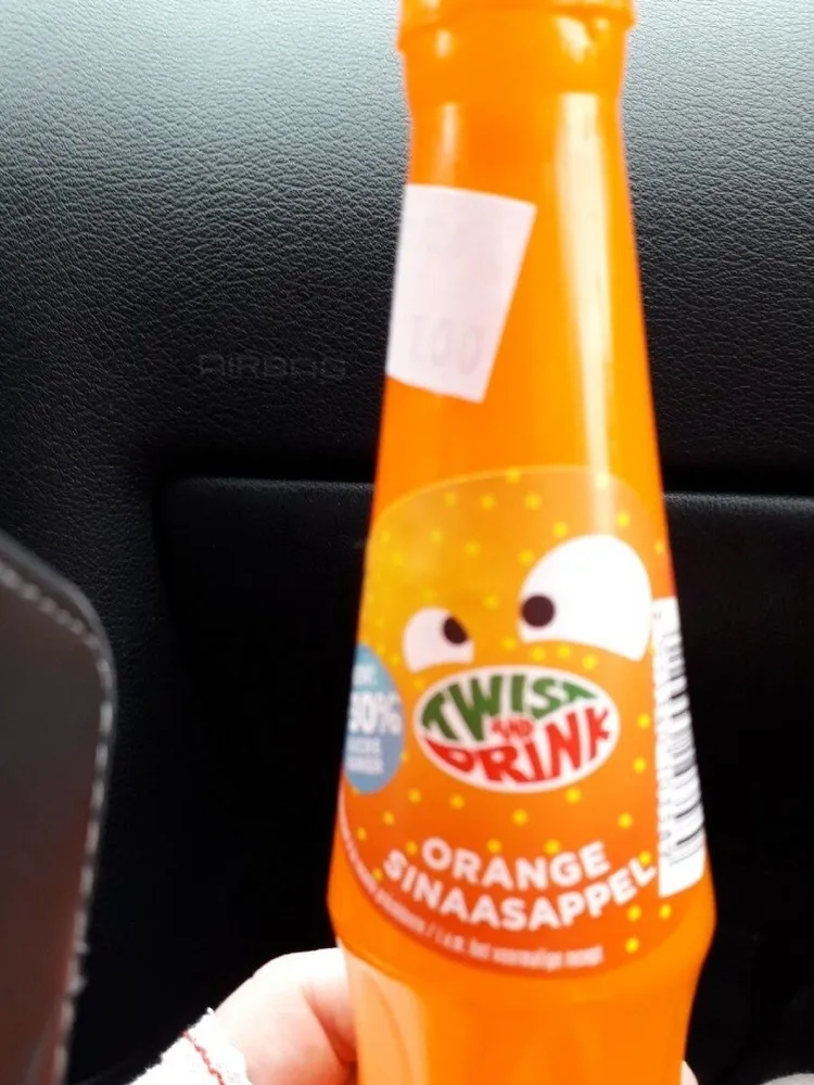 Twist and drink orange