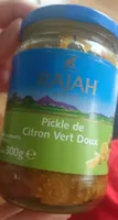 Pickles de citron vert doux