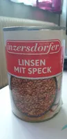 Linsen mit Speck