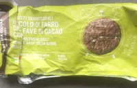 Biscotti semintegrali discolo di farro con fave di cacao