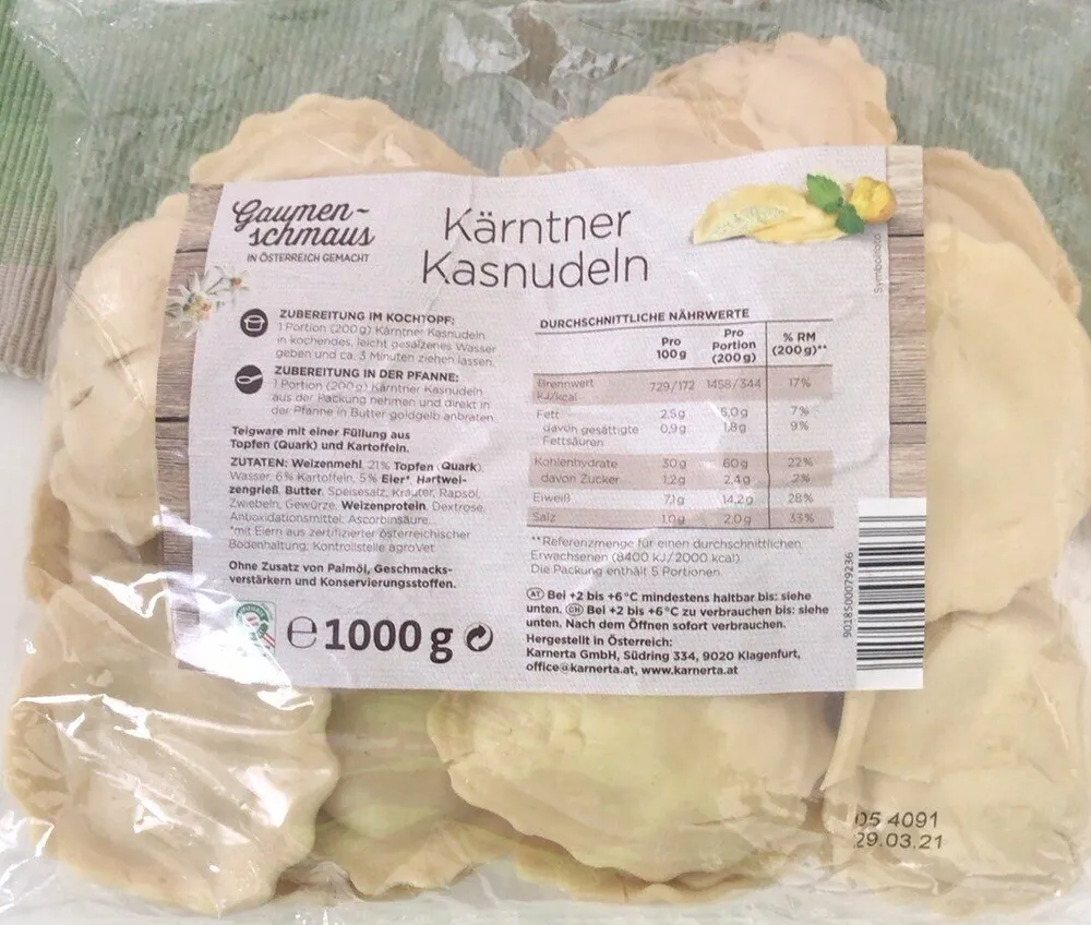 Kärntner Kasnudeln