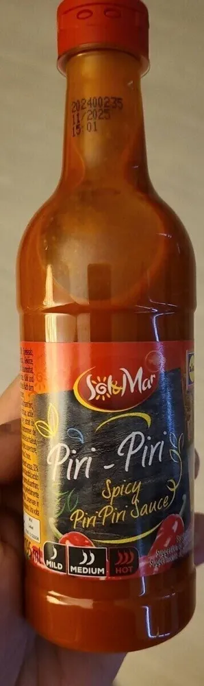 Spicy piri piri sauce