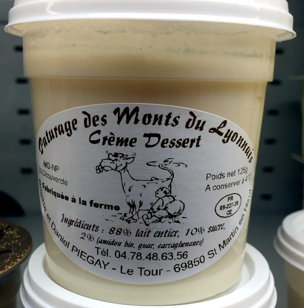 crème dessert