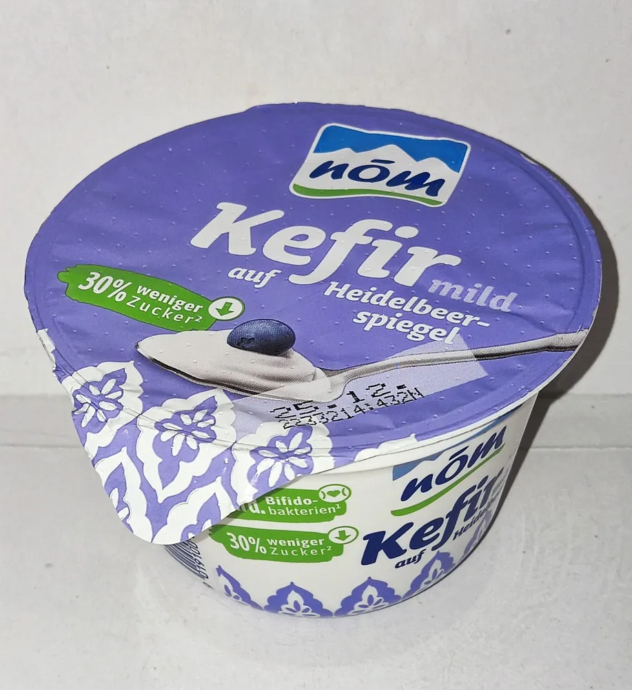 Kefir mild auf Heidelbeerspiegel