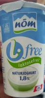 Laktosefreies fettarmes Joghurt mit 1,8% Fett, aus pasteurisierter Milch