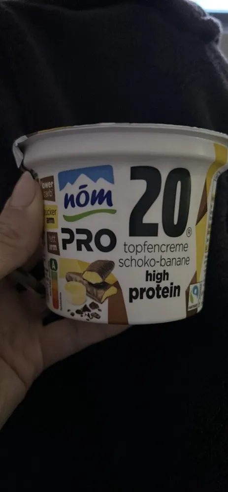Topfencreme Schoko-Banane