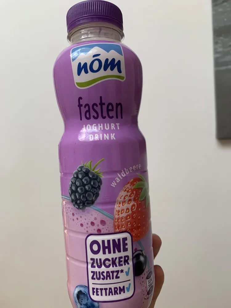 Fasten Joghurt Drink Waldbeere