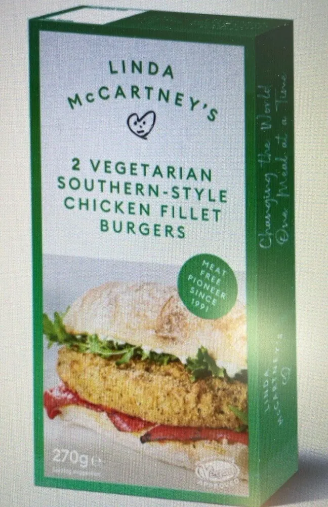 2 Vegetarian Southern-Style Chicken Fillet Burgers