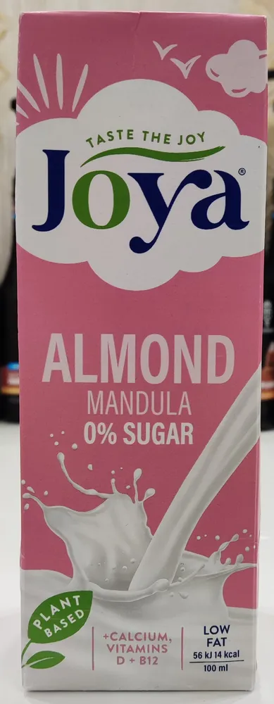 Mandulaital kalciummal és B12-, D-vitaminnal, UHT. Cukormentes.