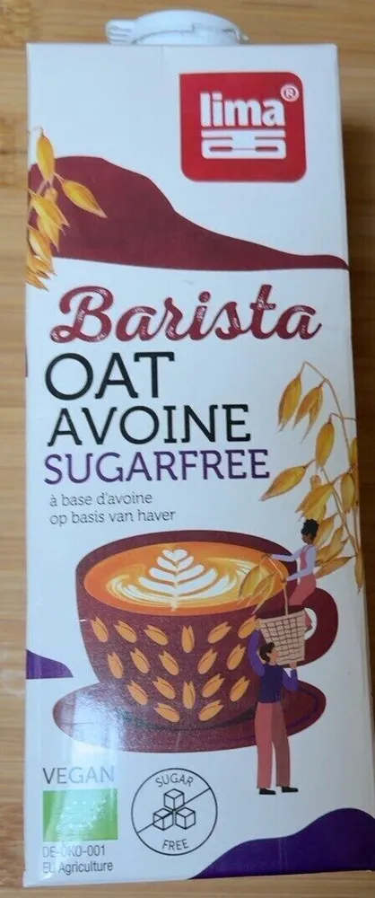Barista oat avoine sugarfree