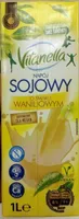 Napój sojowy UHT o smaku waniliowym wzbogacony w wapń i witaminy E, B, B12.