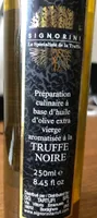Huile d'olive extra vierge a la truffe noire