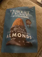 salted dark chocolate almonds