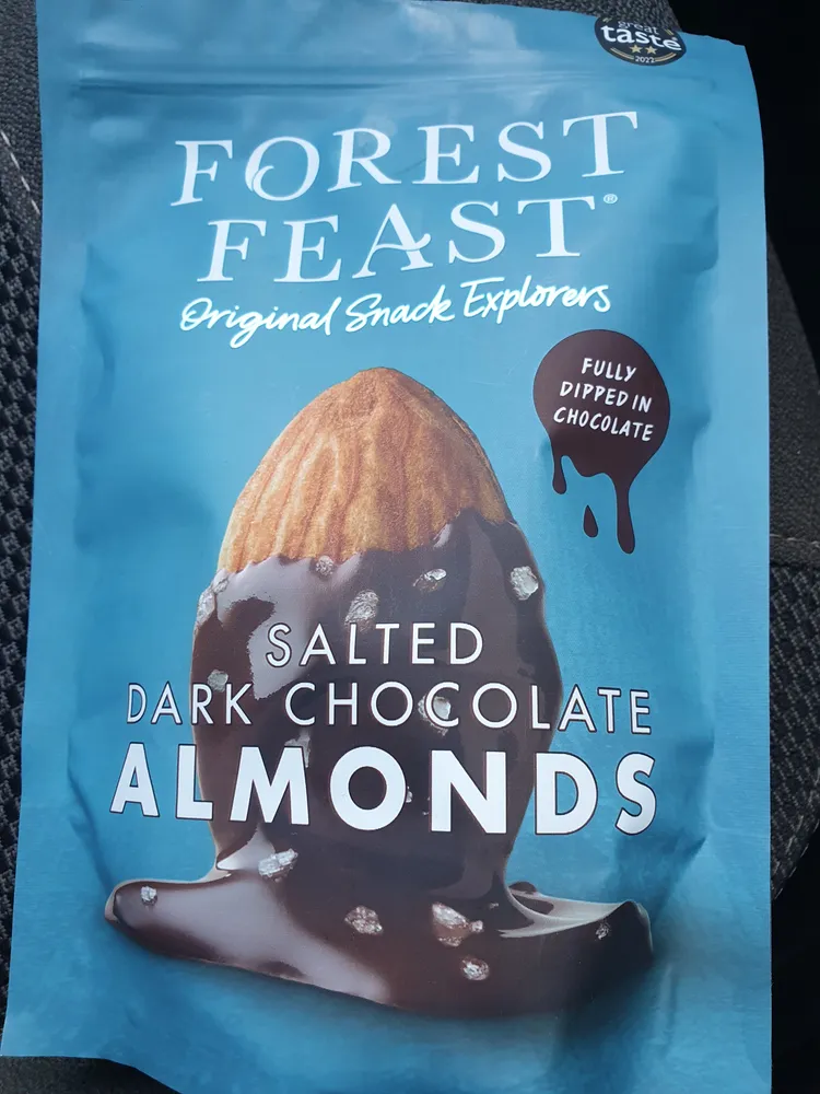 Salted Dark Chocolate Almonds