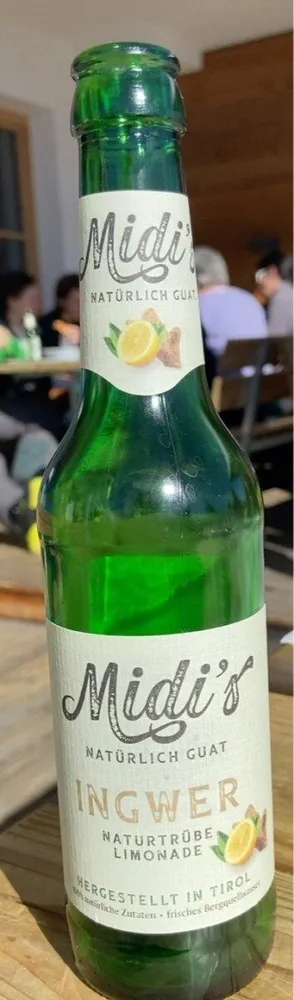 Ingwer naturtrübe limonade