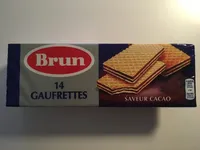 Gaufrettes saveur cacao