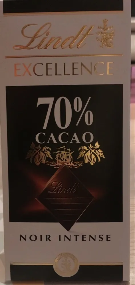 Lindt excellence 70% cacao