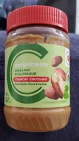 Beurre d'arachide croquant bio