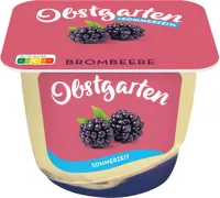 Danone Obstgarten Sommerzeit Vanillegeschmack und Brombeeren 175g