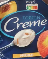 Danone Topfencreme Pfirsich 160g