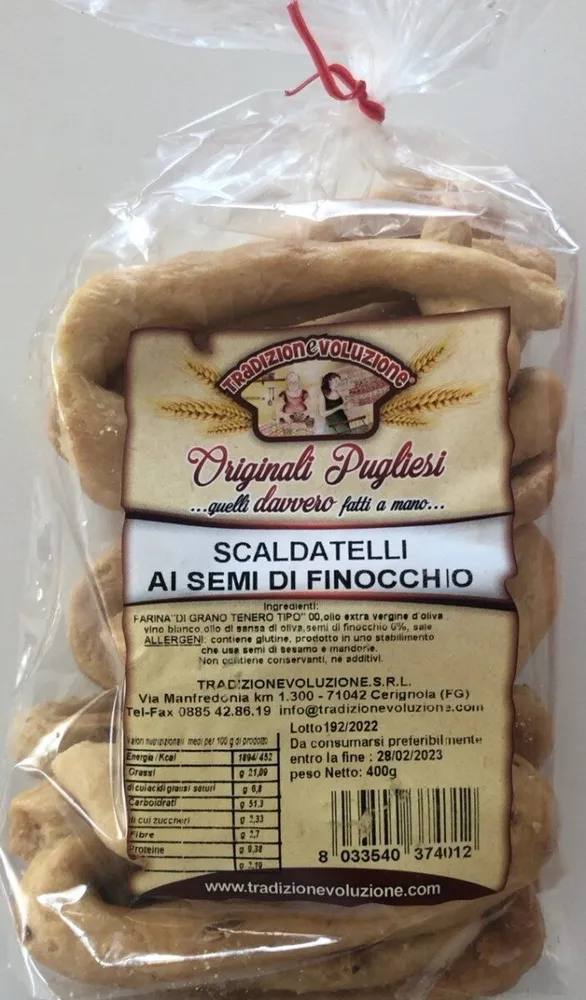 Scaldatelli ai semi di finocchio