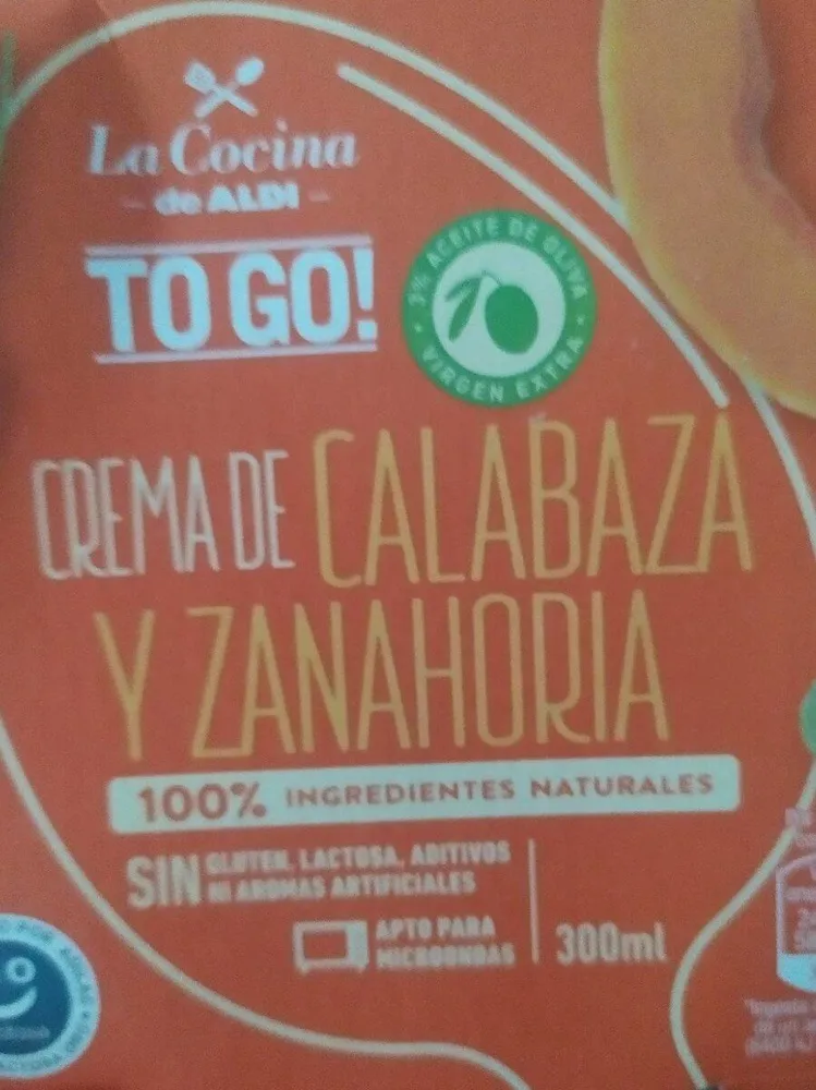 Crema de zanahoria y calabaza