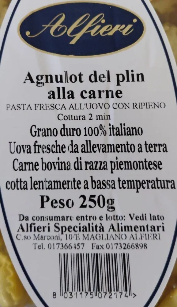Agnulot del plin alla carne