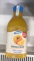 Jus d'orange sans pulpe