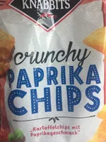 Crunchy paprika chips