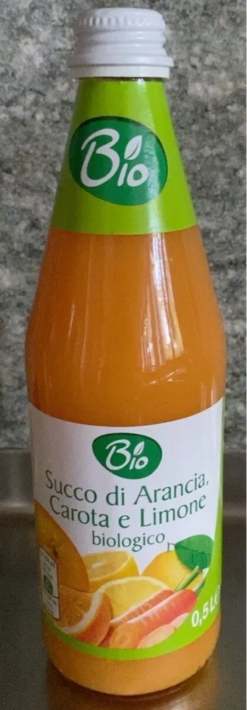 Succo di Arancia Carota e Limone