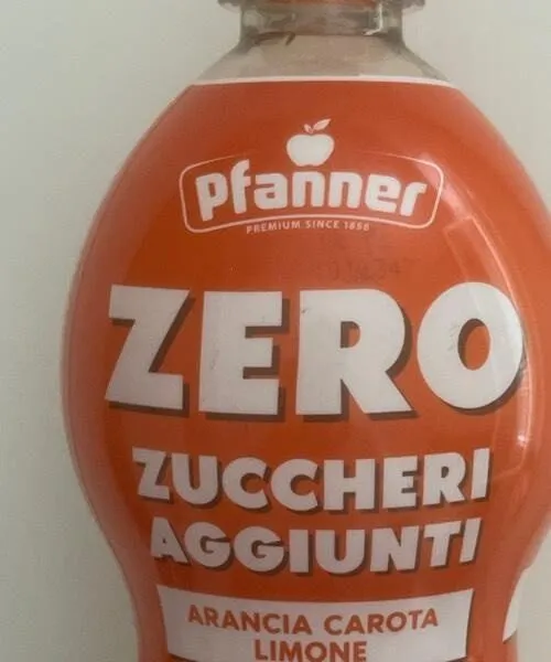 Zero zuccheri aggiunti arancia carota limone