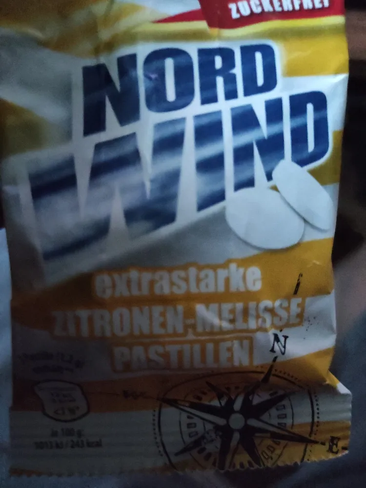 Nord Wind extrastarke Zitronen-Messe Pastillen