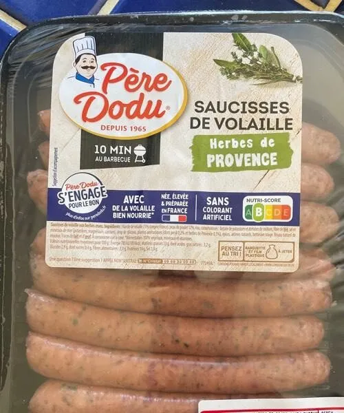 Saucisse de volaille herbes de Provence