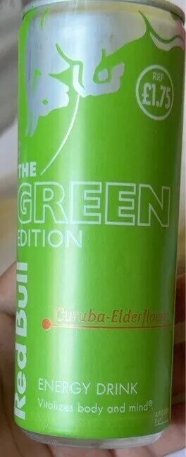 Red bull curuba - elderflower flavor energy drink