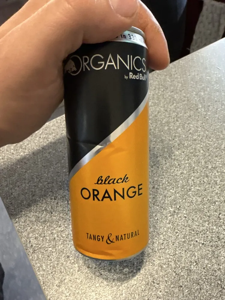 Organic Red Bull black orange